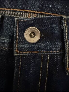 RAG & BONE Indigo Cropped Distressed Denim Jeans